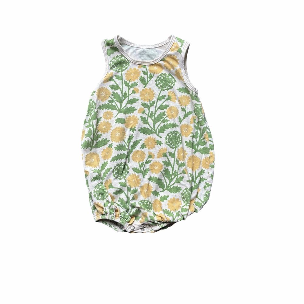 Winter Water Factory Organic Cotton Floral Romper